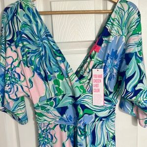 Lilly Pulitzer floral maxi